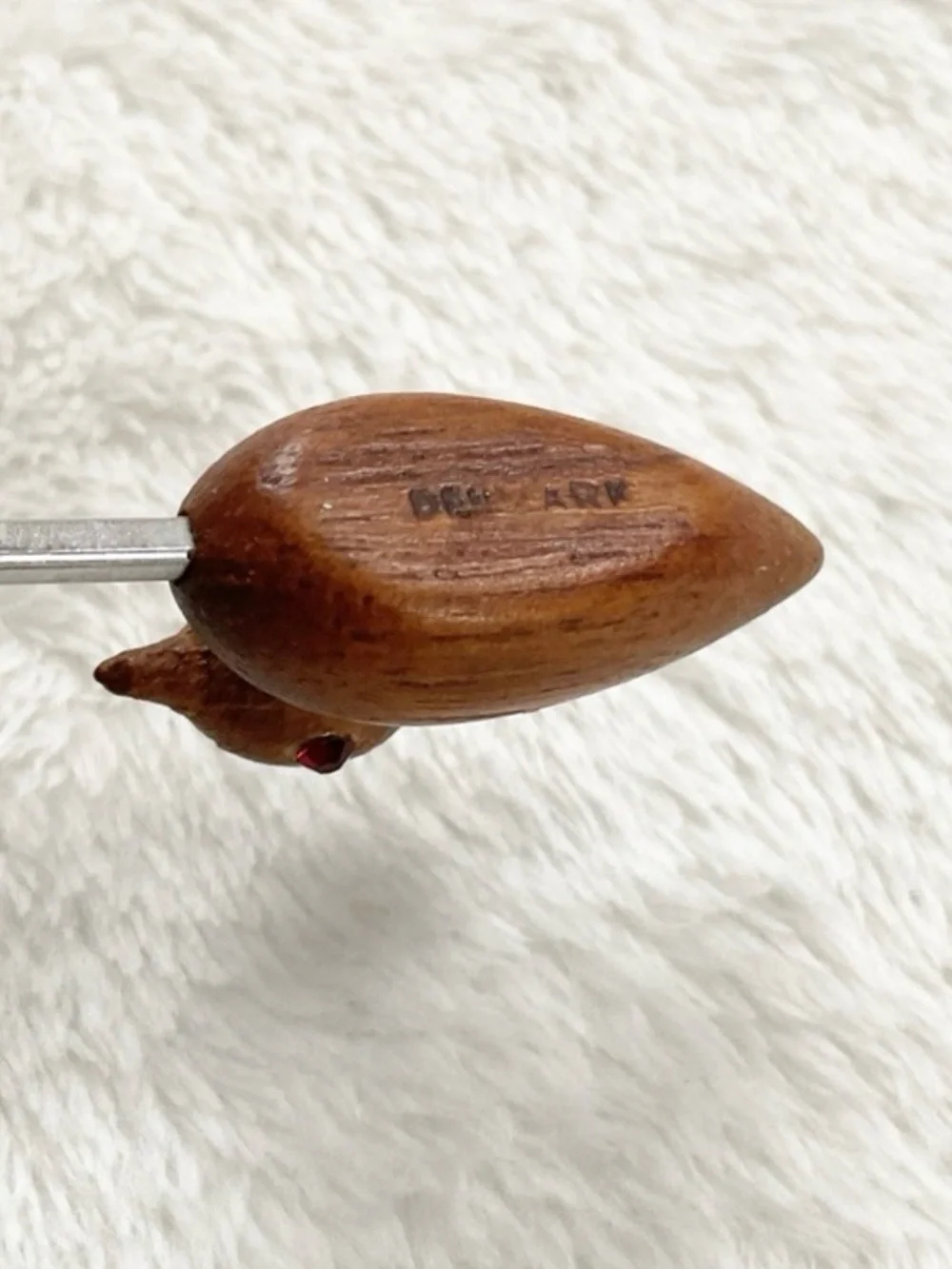 Vintage Danish Teak Duck Cocktail Pick MCM Barware Denmark